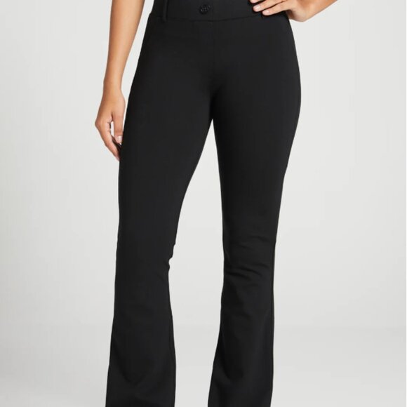 Beta Brand Boot-Cut Classic Dress Pant Yoga Pant, Black, 2XL, NWT - Picture 1 of 6